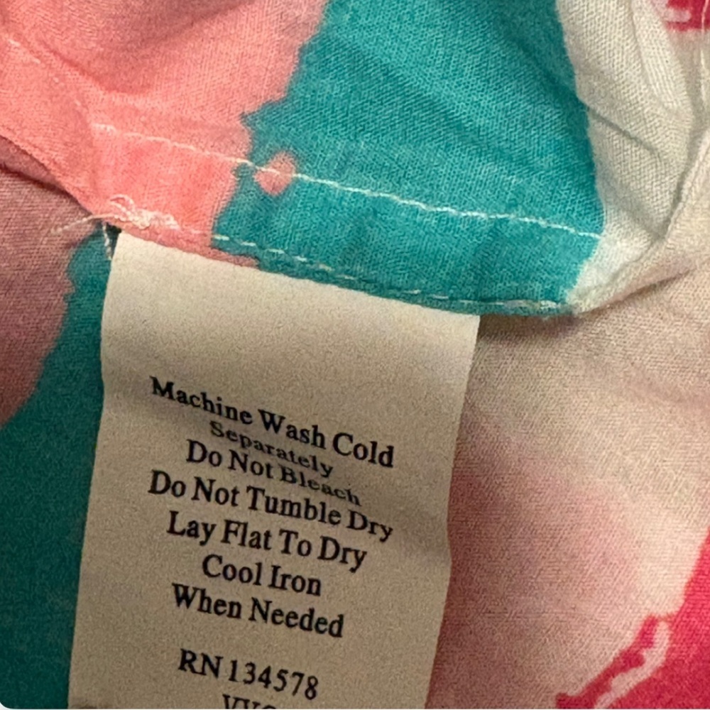 Vineyard Vines Cotton Striped Peasant Top Size Medium - Picture 5 of 5
